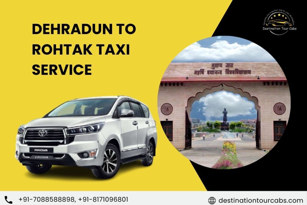 Dehradun to Rohtak Taxi Service