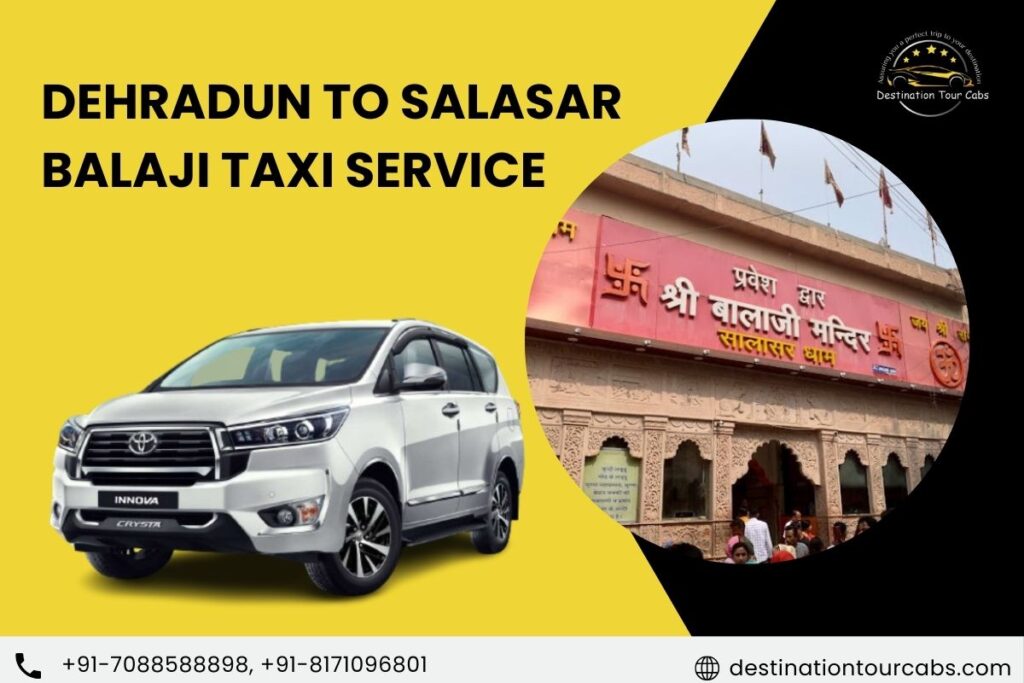 Dehradun to Salasar balaji Taxi Service