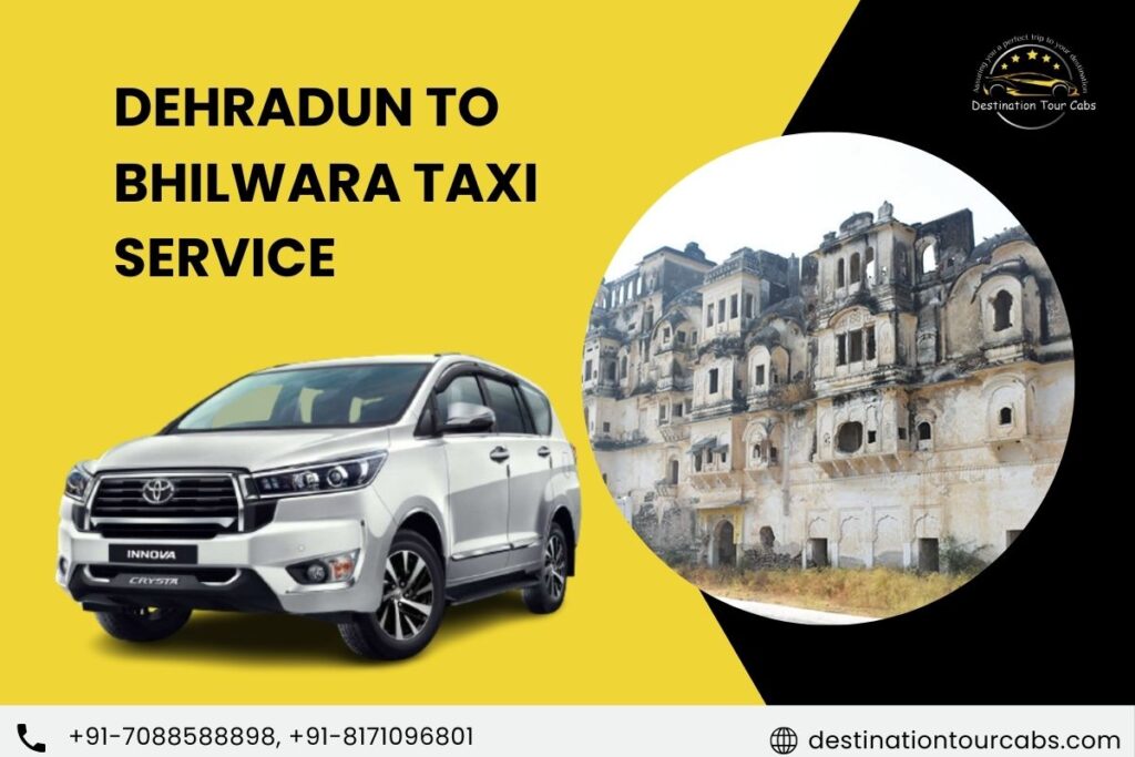 Dehradun to Bhilwara Taxi Service