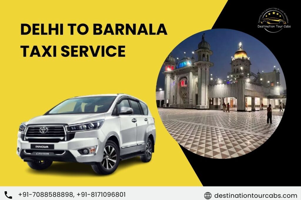 Delhi to Barnala Taxi Service