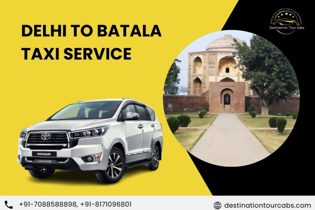 Delhi to Batala Taxi Service