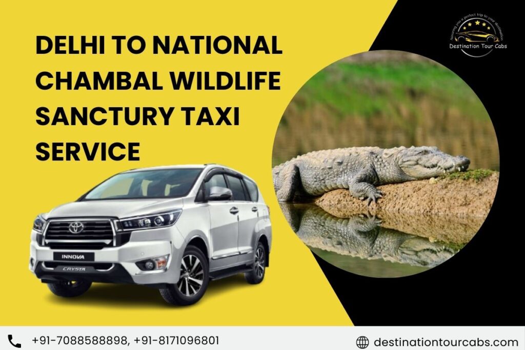 Delhi to National Chambal Wildlife Sanctury Taxi Service