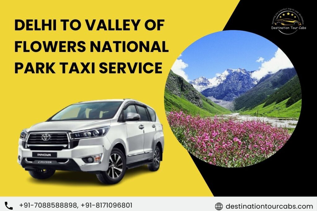 Delhi to Valley of Flowers National Park Taxi Service