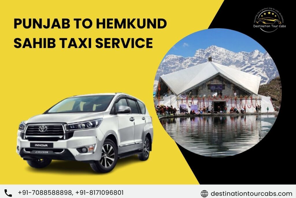 Punjab to Hemkund Sahib Taxi Service