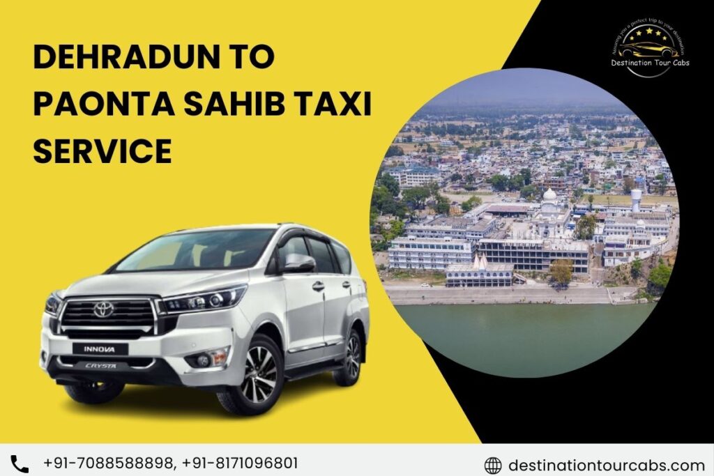 Dehradun to Paonta Sahib Taxi service