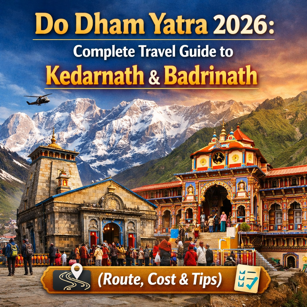 Do Dham Yatra 2026 travel guide to Kedarnath and Badrinath temples in Uttarakhand
