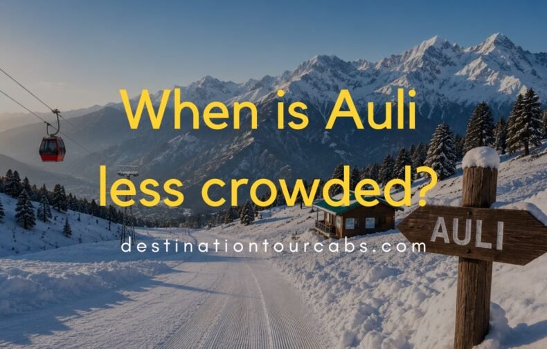 When is Auli less crowded